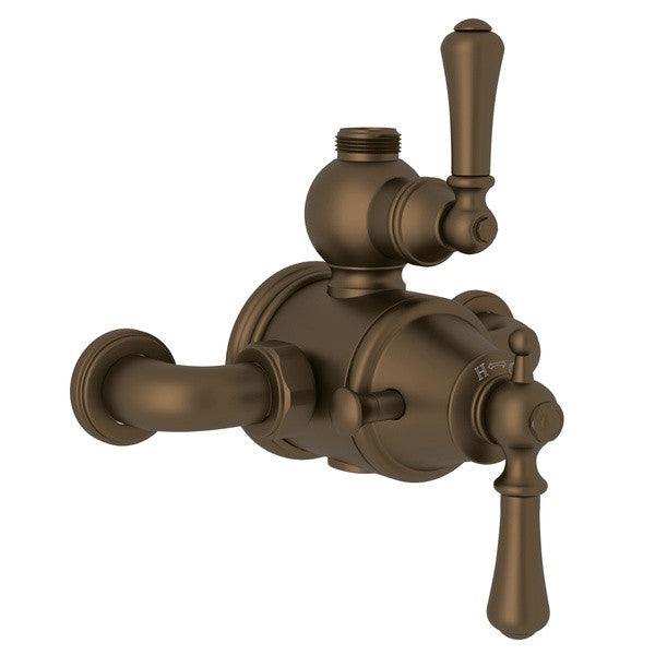 Perrin & Rowe Georgian Era Exposed Thermostatic Valve With Volume & Temperature Control - With Metal Lever Handle.5751LS