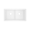 Shaws Shaker™ 33" Double Bowl Undermount Fireclay Kitchen Sink