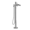Riobel Paradox™ Thermostatic Single Hole Floor Mount Tub Filler Trim