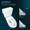 Toto Drake® Two-piece Toilet, 1.28 GPF, Elongated Bowl - Universal Height
