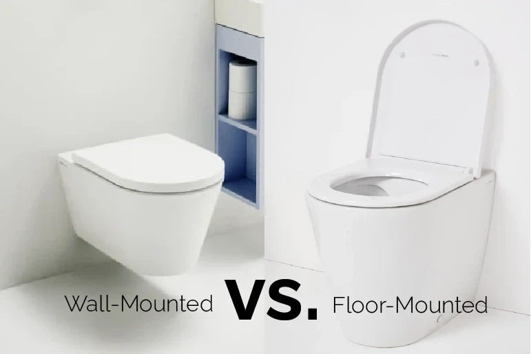 Wall-Mounted vs. Floor-Mounted Toilets: Which One Should You Choose? - Golzar Home