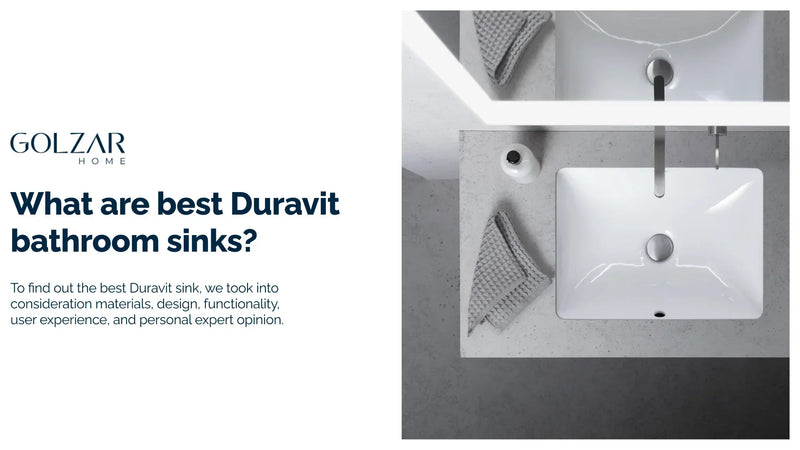 What are best Duravit bathroom sinks?