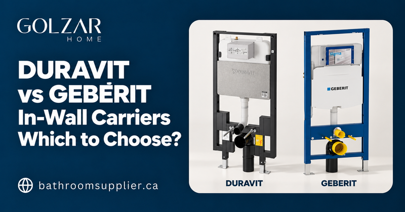 Duravit vs Geberit In-Wall Carriers — Which to Choose? — Golzar Home