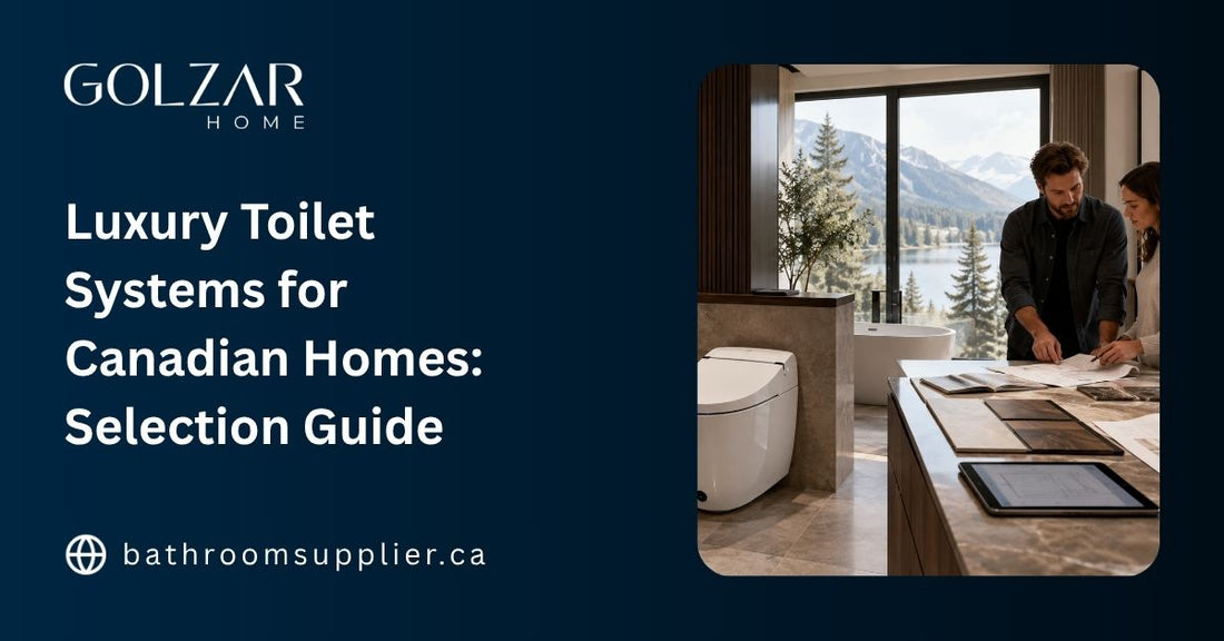 The Architecture of Luxury Bathrooms: High-Performance Toilet Systems Selection Guide for Canadian Homes