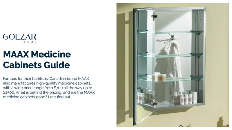 MAAX Medicine Cabinets Guide