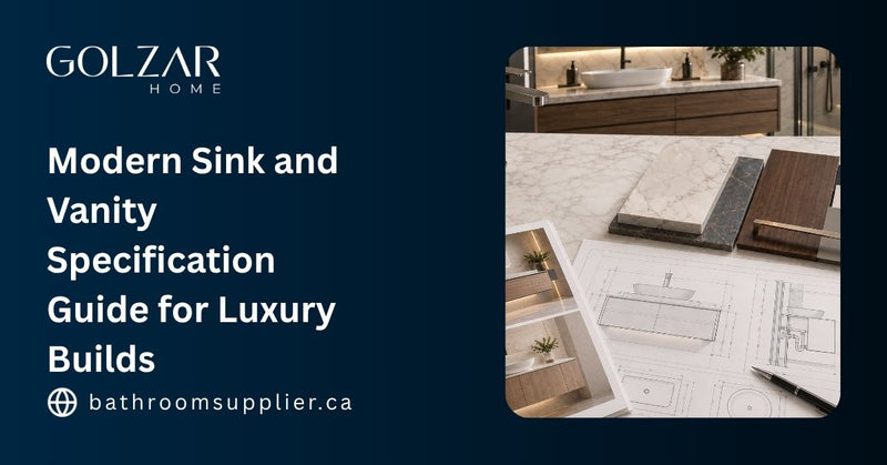 Modern Sink and Vanity Specification Guide for Luxury Builds
