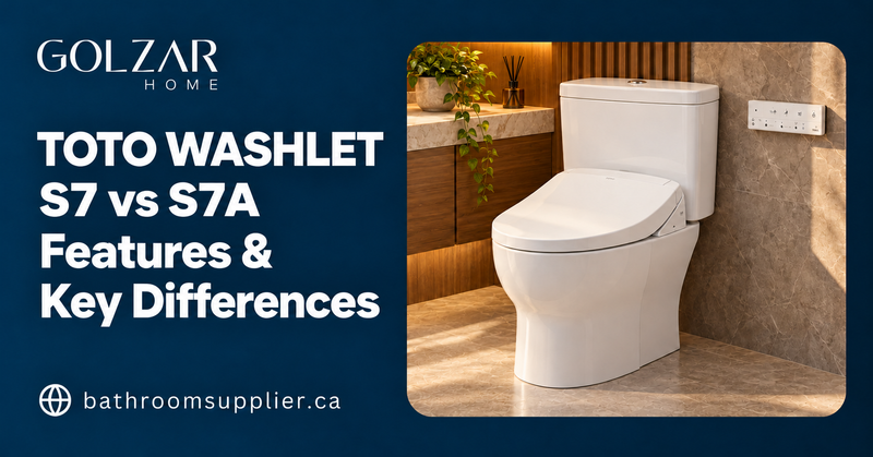 TOTO WASHLET S7 vs S7A: Features & Key Differences — Golzar Home