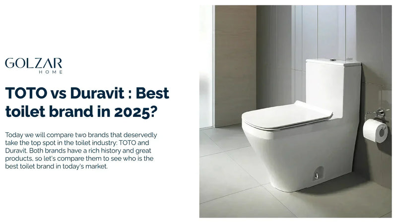 TOTO vs Duravit : Best toilet brand in 2025?