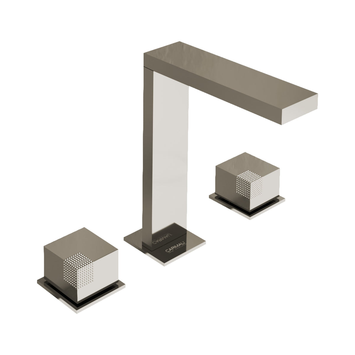 Carimali Ocube 3-hole Basin Mixer Widespread Bathroom Faucet