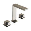Carimali Ocube 3-hole Basin Mixer Widespread Bathroom Faucet