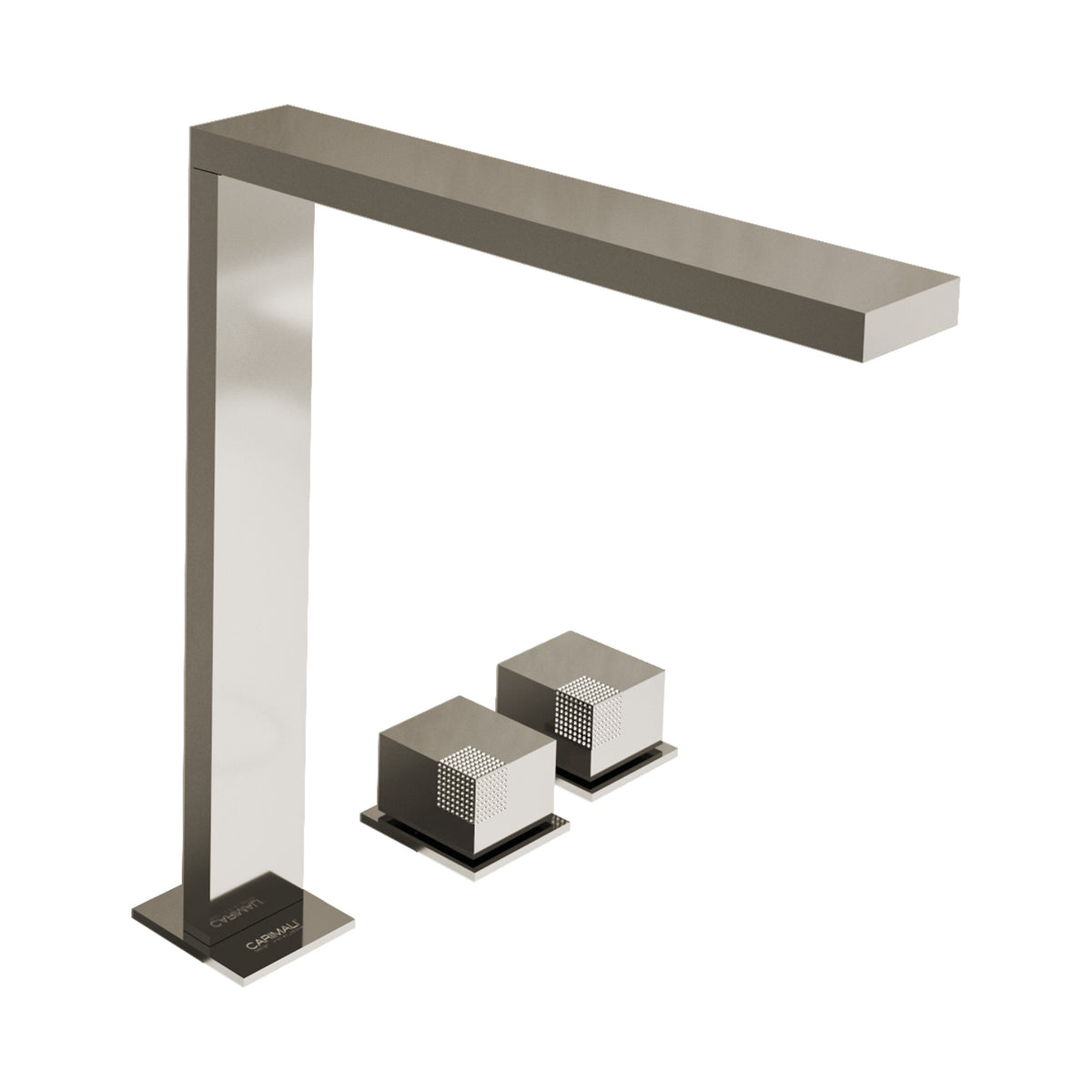 Carimali Ocube 3-hole High Basin Mixer OCB1501 Widespread Bathroom Faucet