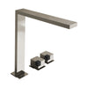 Carimali Ocube 3-hole High Basin Mixer Widespread Bathroom Faucet