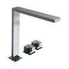Carimali Ocube 3-hole High Basin Mixer Widespread Bathroom Faucet