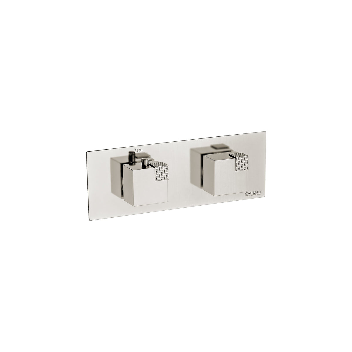 Carimali Ocube Horizontal Valve Sharing | Thermostatic 2-Way Shower Trim