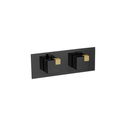 Carimali Ocube Horizontal Valve Sharing | Thermostatic 2-Way Shower Trim