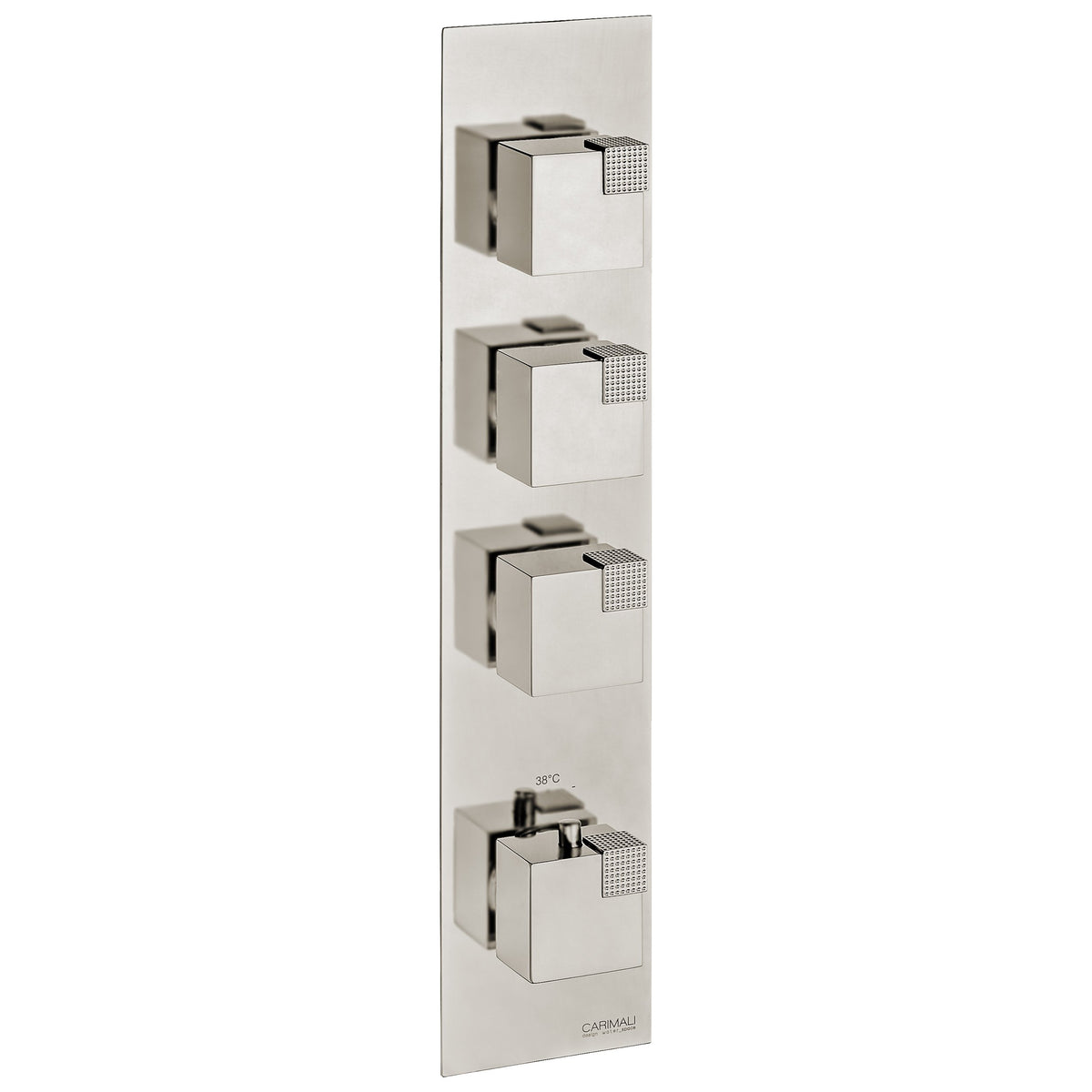 Carimali Ocube Valves 3-Shut-Off Thermostatic Shower Trim