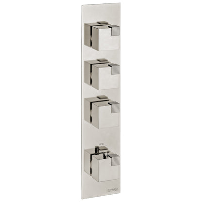 Carimali Ocube Valves 3-Shut-Off OCB4202EST Thermostatic Shower Trim