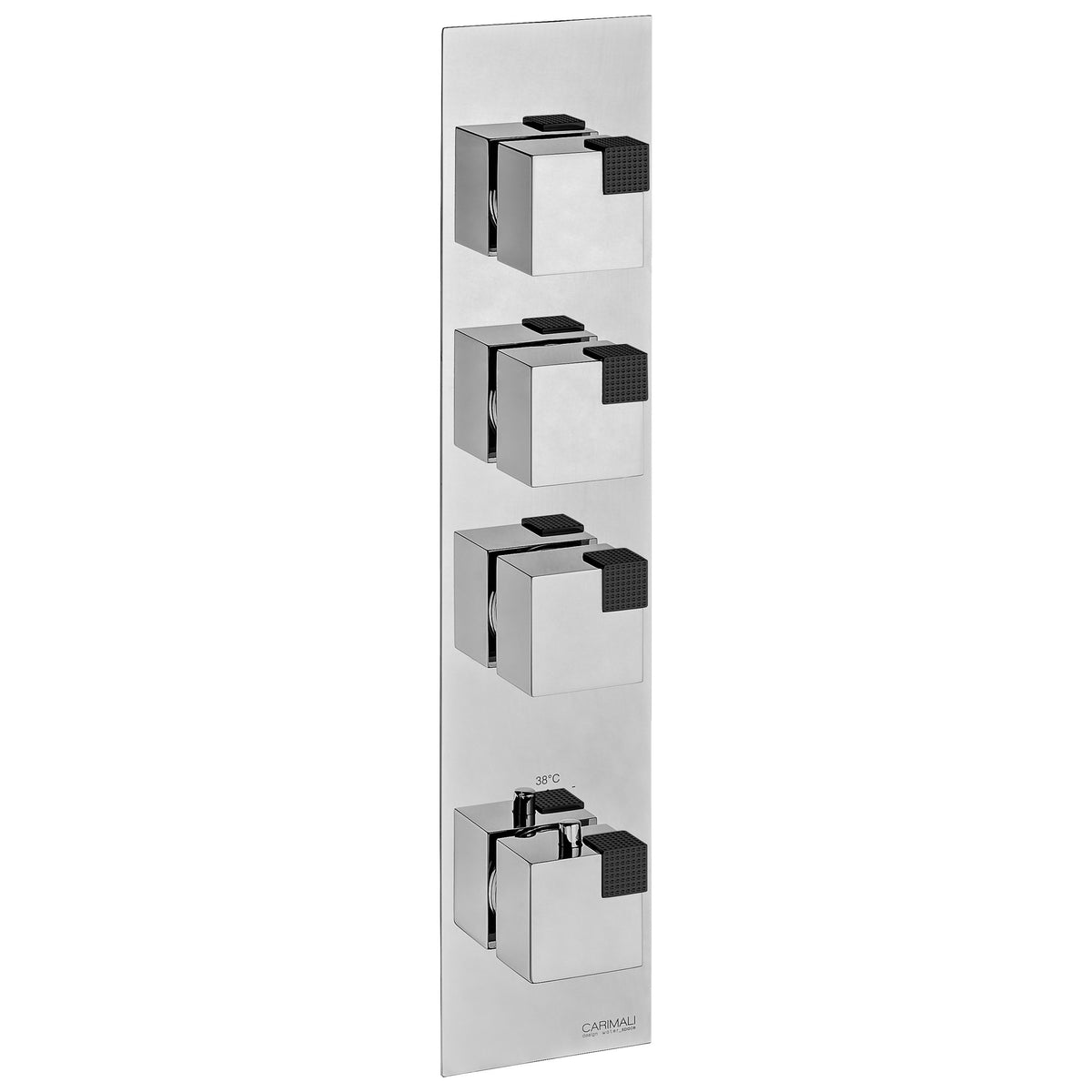Carimali Ocube Valves 3-Shut-Off OCB4202EST Thermostatic Shower Trim