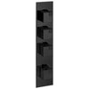 Carimali Ocube Valves 3-Shut-Off Thermostatic Shower Trim