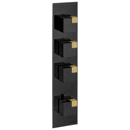 Carimali Ocube Valves 3-Shut-Off Thermostatic Shower Trim