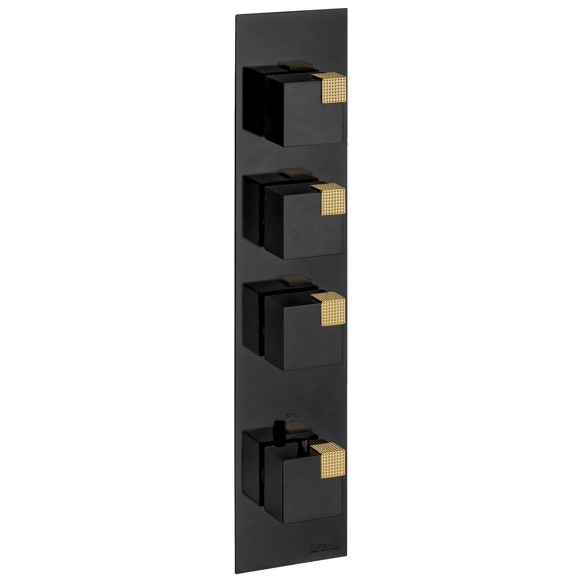 Carimali Ocube Valves 3-Shut-Off OCB4202EST Thermostatic Shower Trim