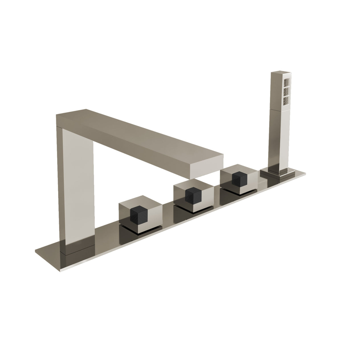 Carimali Ocube 5-hole Mixer Deck-Mount Tub Filler