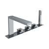 Carimali Ocube 5-hole Mixer Deck-Mount Tub Filler