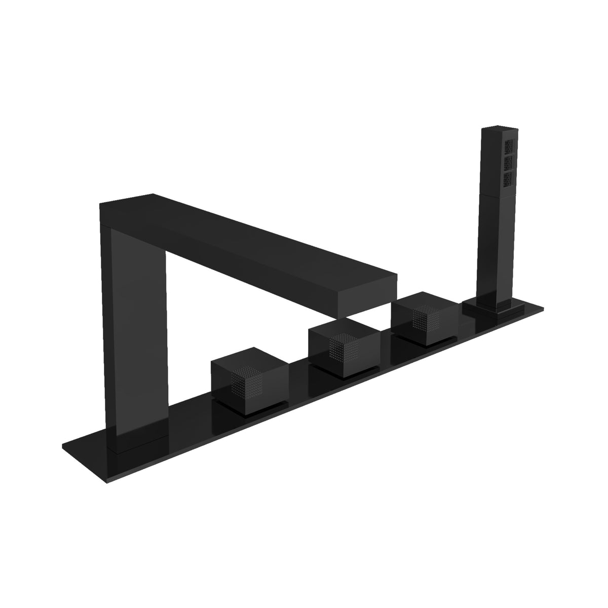 Carimali Ocube 5-hole Mixer Deck-Mount Tub Filler