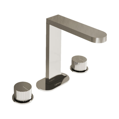 Carimali Qtime 3-hole Basin Mixer Widespread Bathroom Faucet