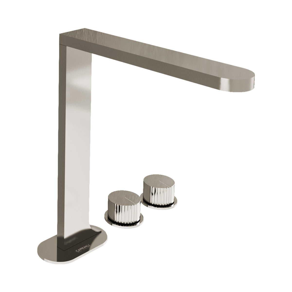 Carimali Qtime 3-hole High Basin Mixer Widespread Bathroom Faucet