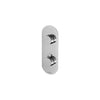 Qtime 1/2” Thermostatic Sharing 2-Way | 3-Way