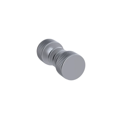 Rubinet Shower Door Knob (set) Satin Chrome