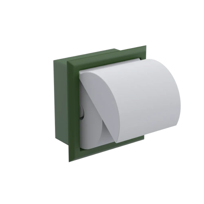 Rubinet RECESSED TOILET PAPER HOLDER Green Envy