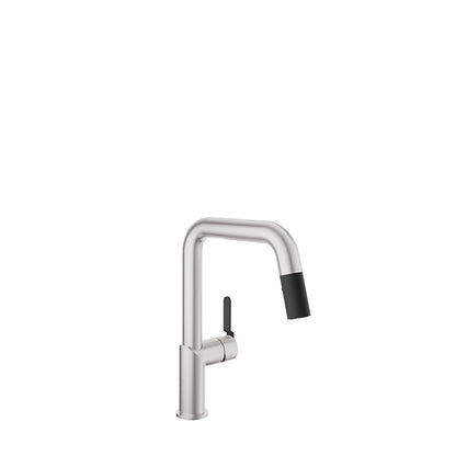 Baril Single-hole kitchen faucet with 2-function pull-down spray