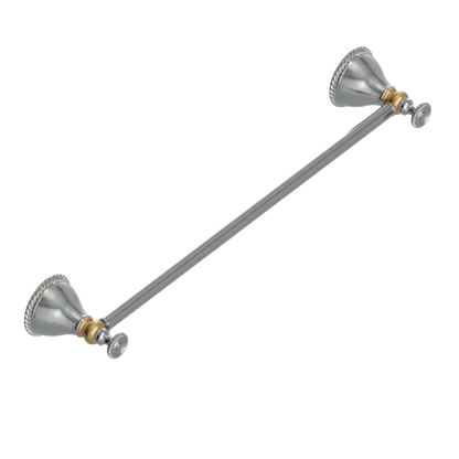 Rubinet Towel Bar 24" Satin Nickel