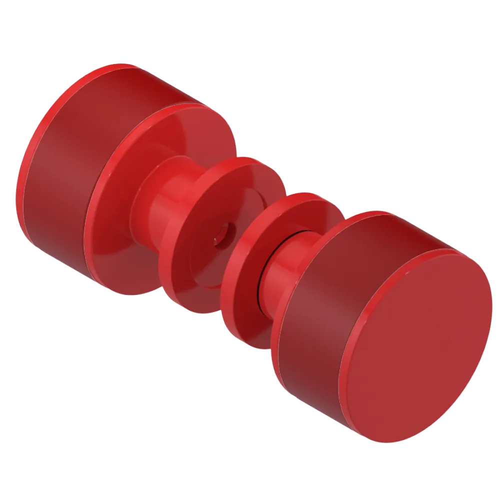 Rubinet Shower Door Knob (set) Red