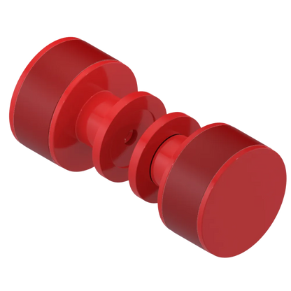 Rubinet Shower Door Knob (set) Red