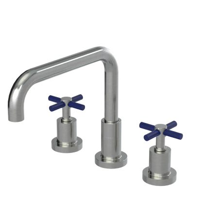 Rubinet Widespread Kitchen Set Satin Nickel