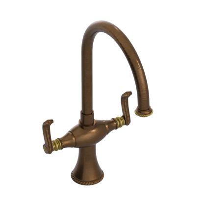 Rubinet Two Handle Single Hole Kitchen Set Oil Rubbed Bronze