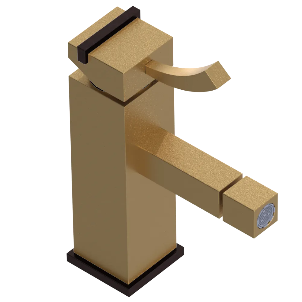 Rubinet Single Control Bidet Fitting (less drain) Satin Gold