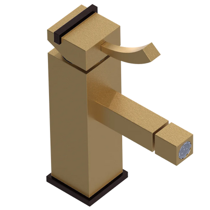 Rubinet Single Control Bidet Fitting (less drain) Satin Gold