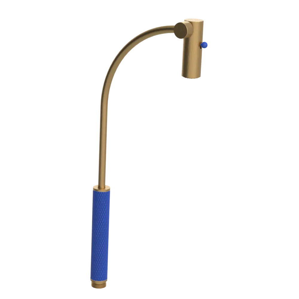Rubinet Hand Held Shower Bidet Only Satin Gold