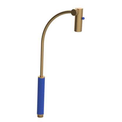 Rubinet Hand Held Shower Bidet Only Satin Gold