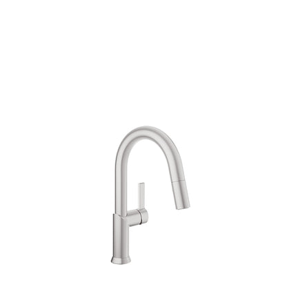 Baril Single-hole bar / prep kitchen faucet with 2-function pull-down spray