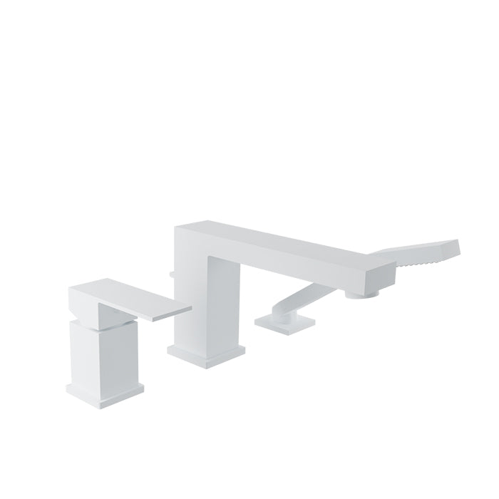 Baril 3-piece tub filler with hand shower