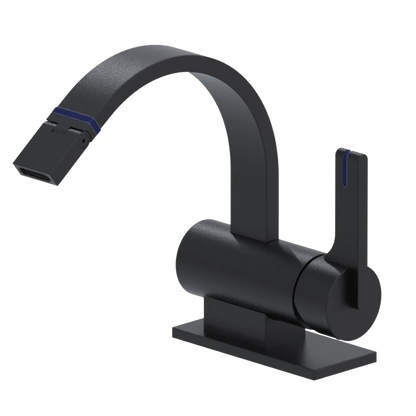 Rubinet Single Control Bidet Fitting (less drain) Matt Black