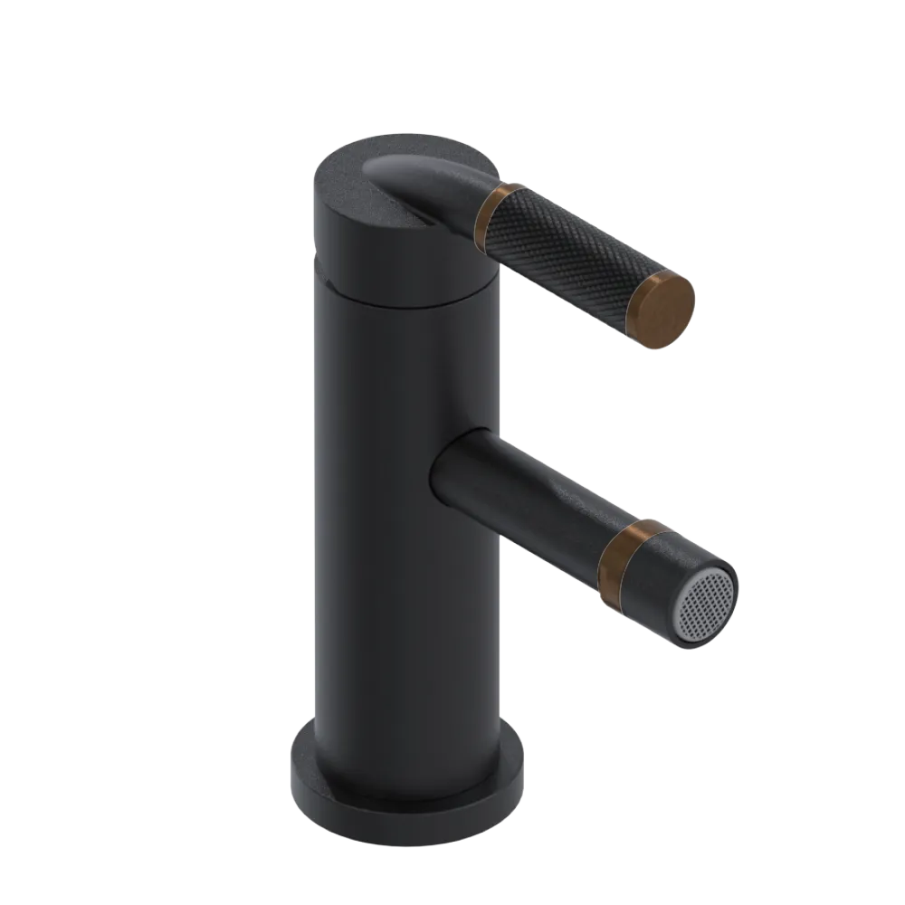 Rubinet Single Control Bidet Fitting (less drain) Matt Black