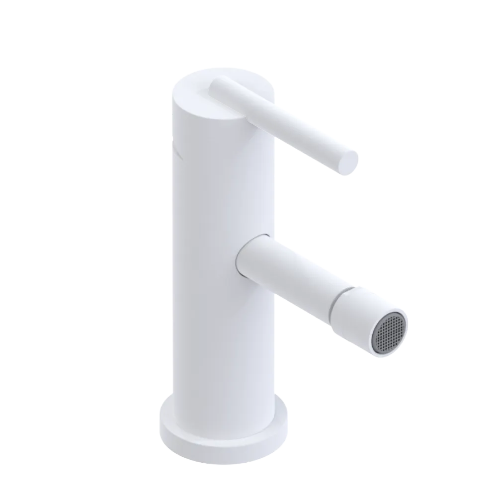 Rubinet Single Control Bidet Fitting (less drain) Matt White