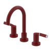 Rubinet Widespread Lav set (less drain) Maroon