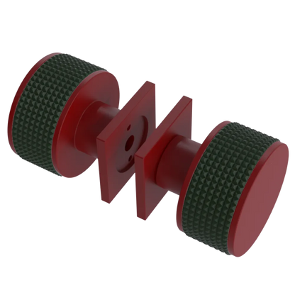 Rubinet Shower Door Knob (set) Maroon